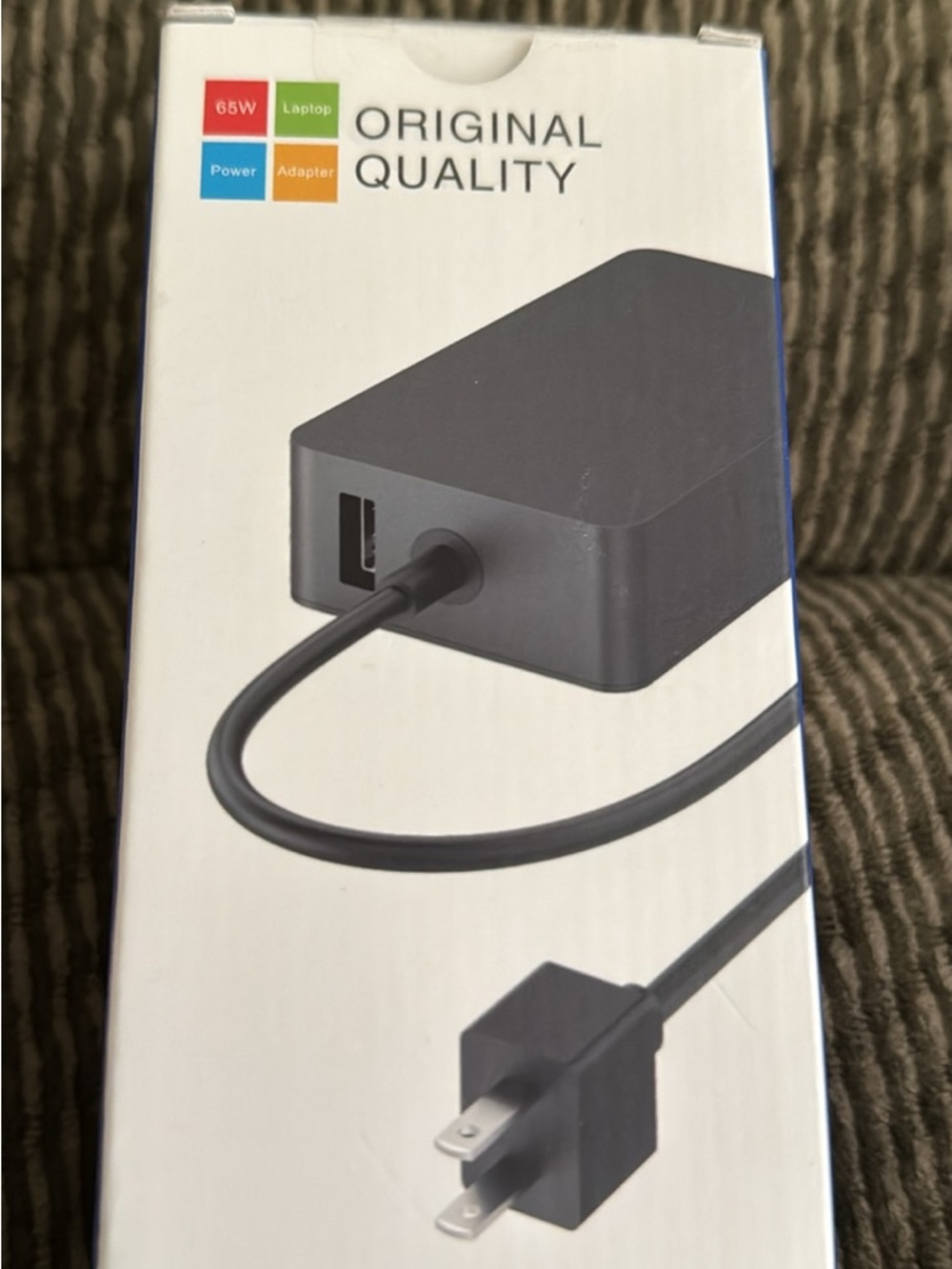 NEW Original Quality 65W Laptop Charger, Pro/Laptop/Book/Go, never opened